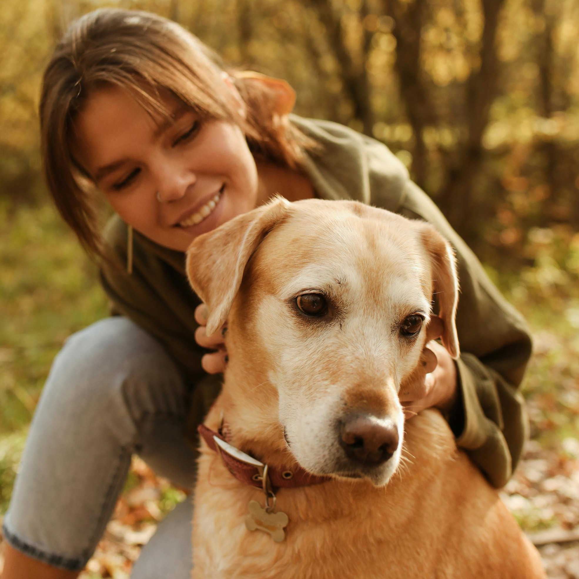 Theraplate for Pets - Dog with Owner